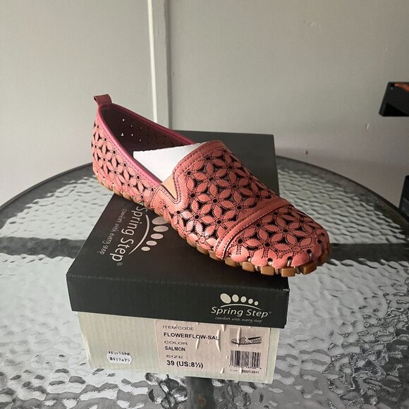 New - Spring Step Flowerflow Flat - Pink - Picture 2 of 4
